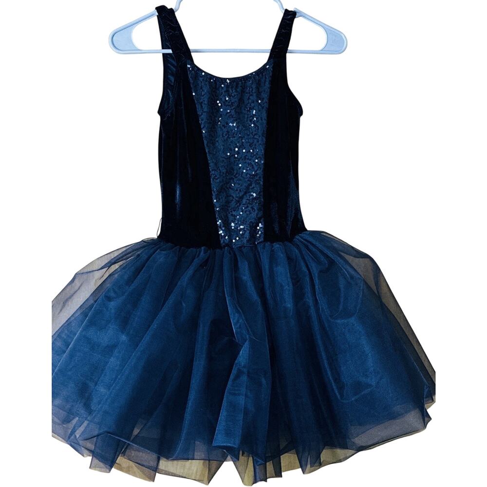 Revolution Blk Velvet Sz SA Ballet Audrey Sequined Tutu - Picture 2 of 11